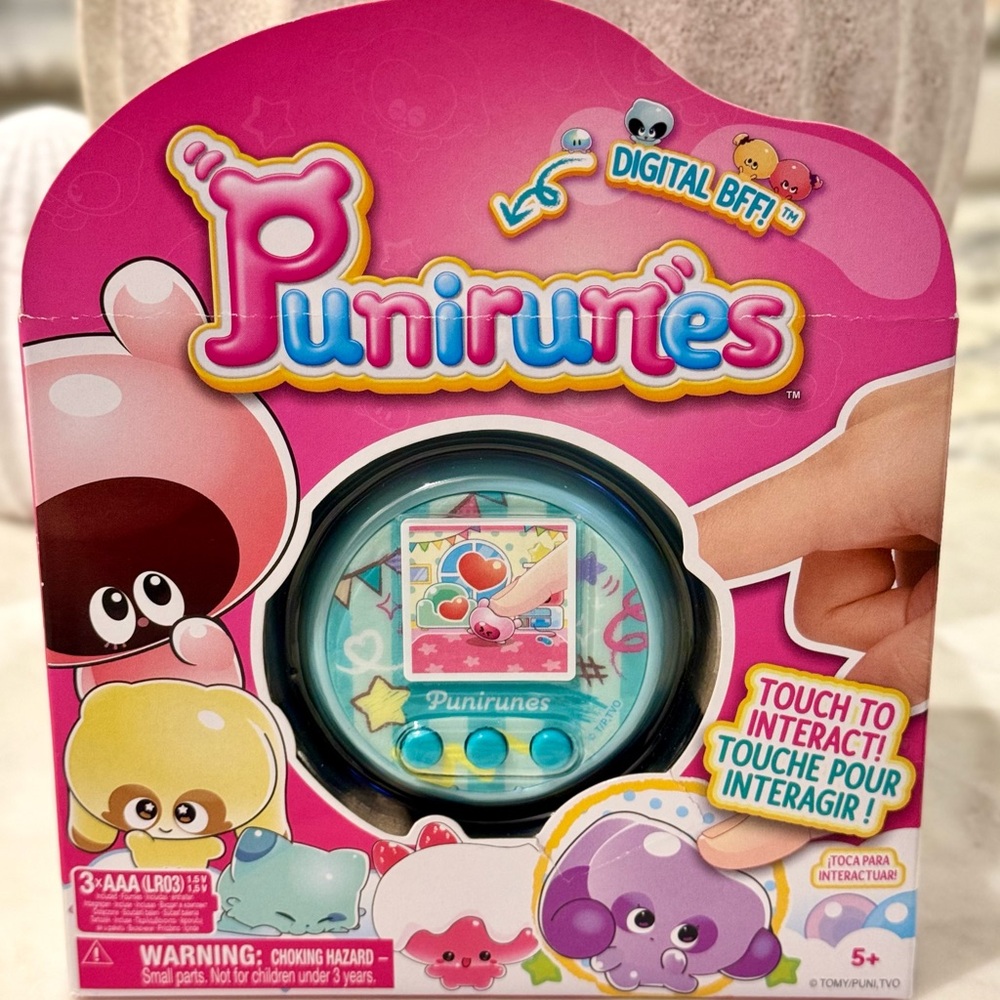 Punirunes, Interactive Digital Toy with 55 Squishy Characters Inside.